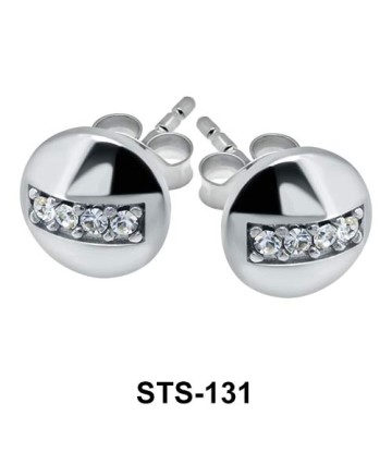 Stud Earring Minus Circle STS-131